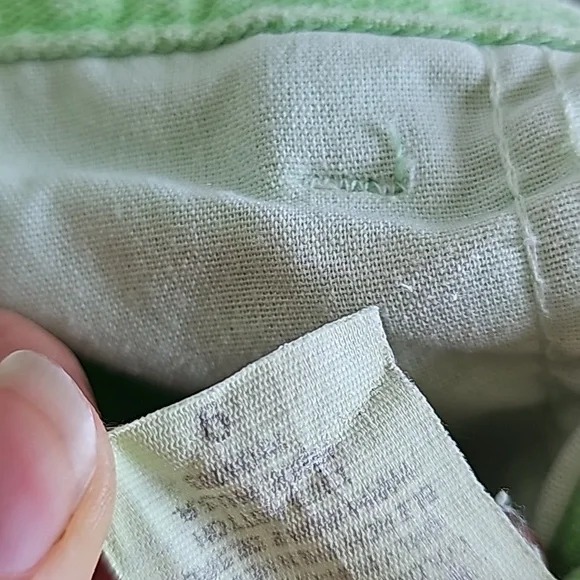 Riders Neon Green Jean Shorts in Women's Size 29 Waist EUC - Picture 8 of 11